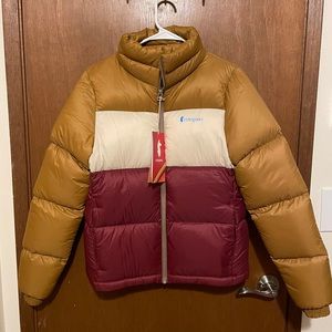 Cotopaxi solazo down jacket (color: bronze / port)